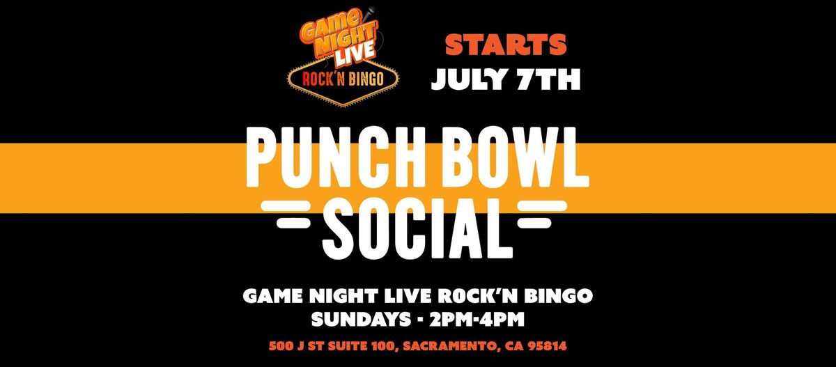 Game Night Live R0CK'N Bingo at Punch Bowl Social!