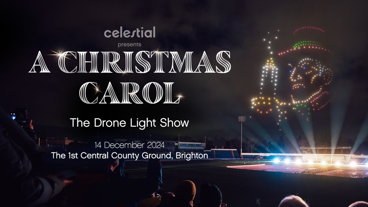 A Christmas Carol Drone Light Show: Brighton