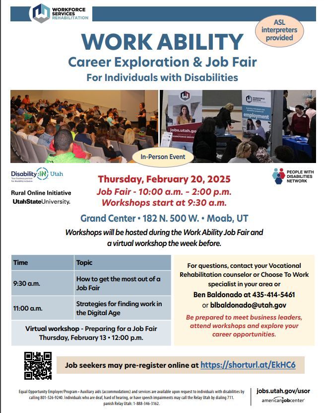 Work Ability Job Fair & Career Exploration 