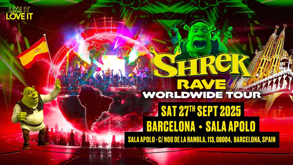 Shrek Rave Is Coming To Barcelona!