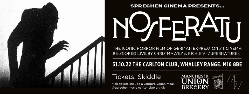Sprechen Cinema: Nosferatu + Live Soundtrack by Massey & Richie V