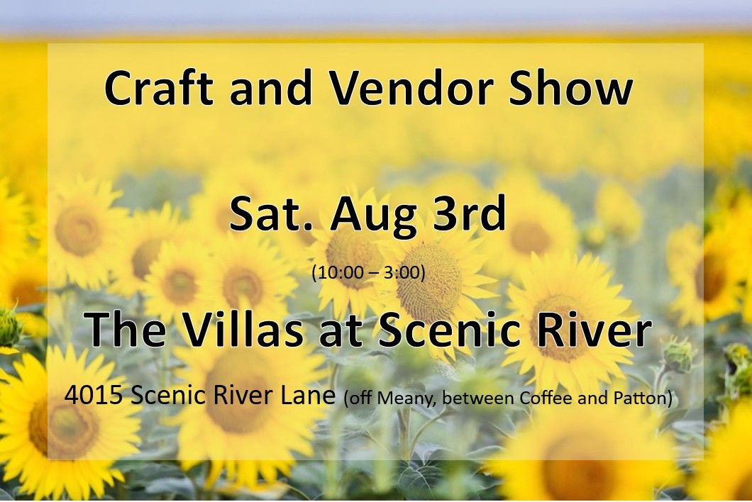 August Craft and Vendor Show