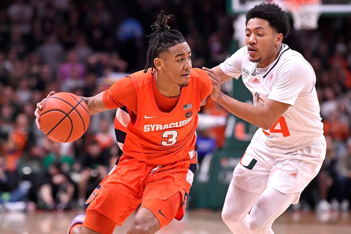 Syracuse Orange at Miami Hurricanes Mens Basketball at Watsco Center