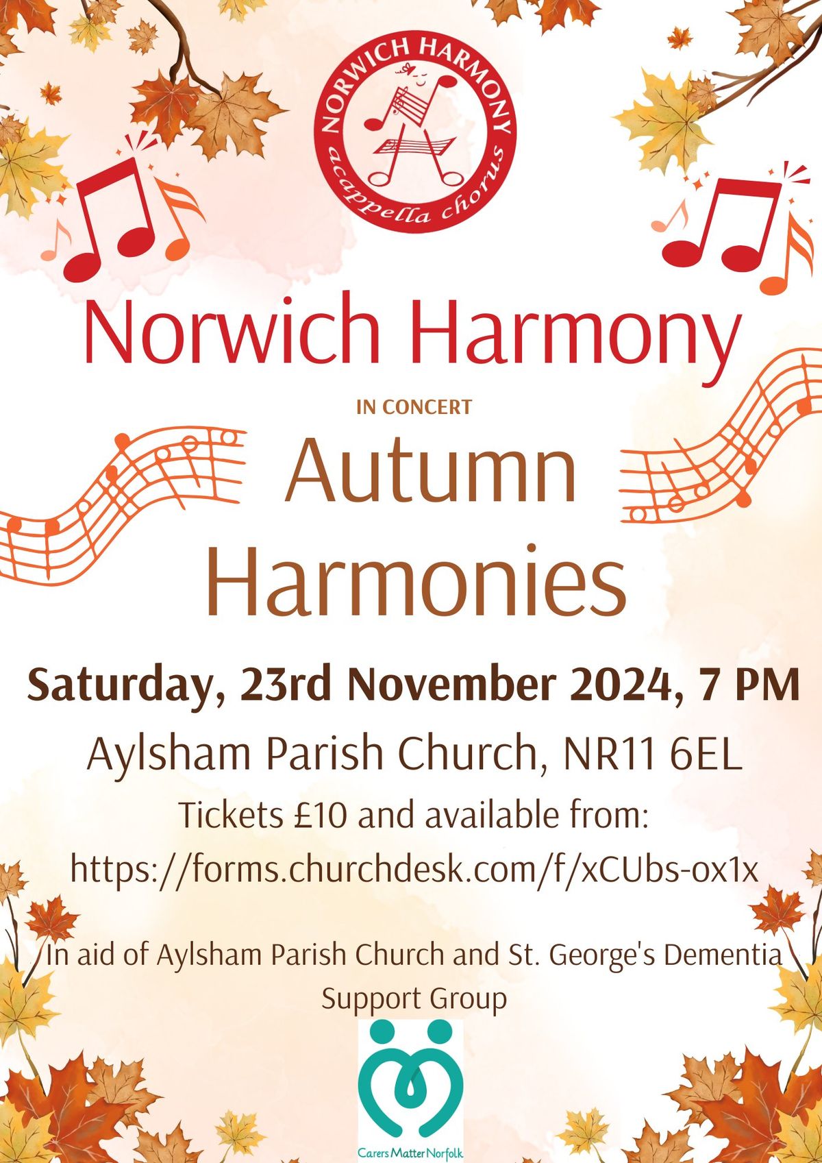 Norwich Harmony in concert - Autumn Harmonies