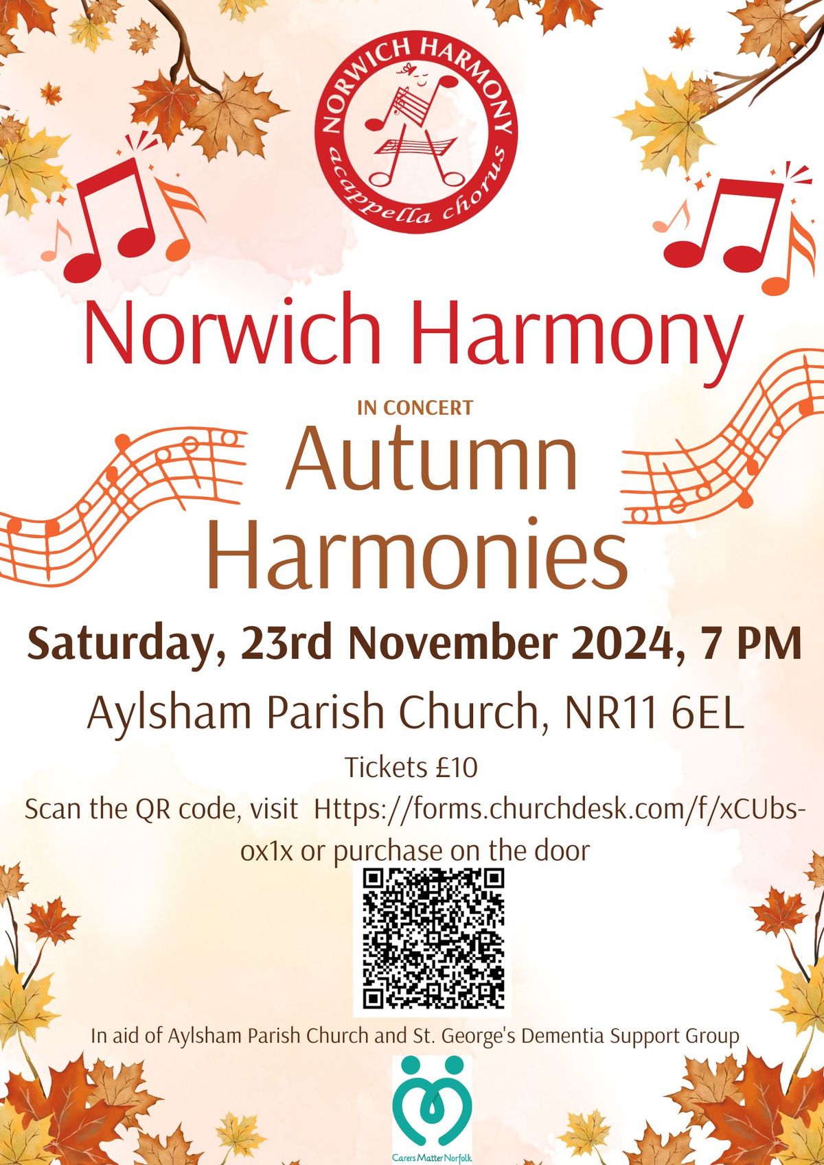 Norwich Harmony in concert - Autumn Harmonies