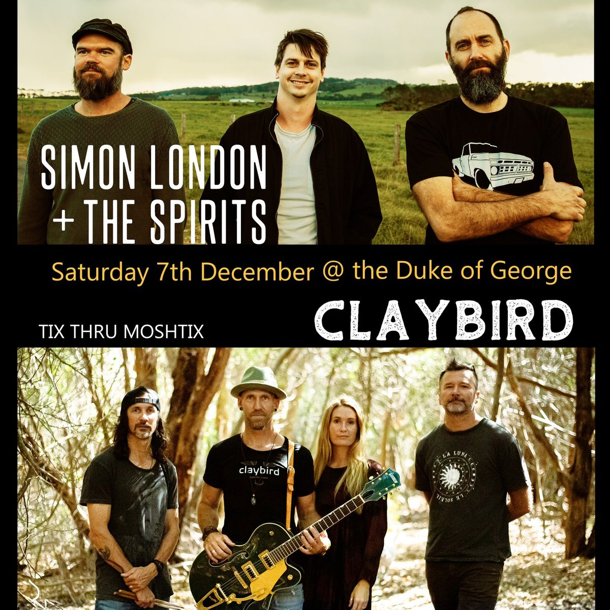 Claybird & Simon London + the Spirits