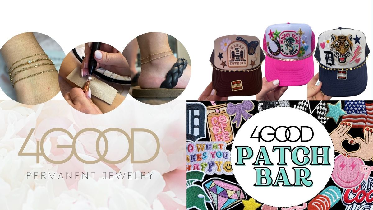 4GOOD Patch Bar + 4GOOD Permanent Jewelry @ MC Nutrition