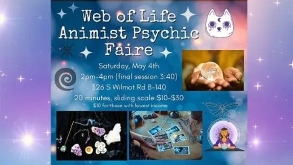 Web of Life PSYCHIC FAIRE in Tucson
