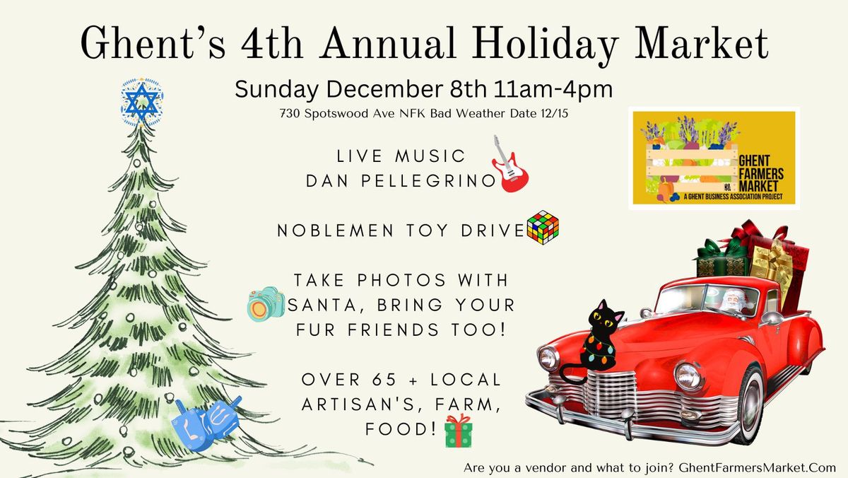 Ghent's 4th Annual Holiday Market