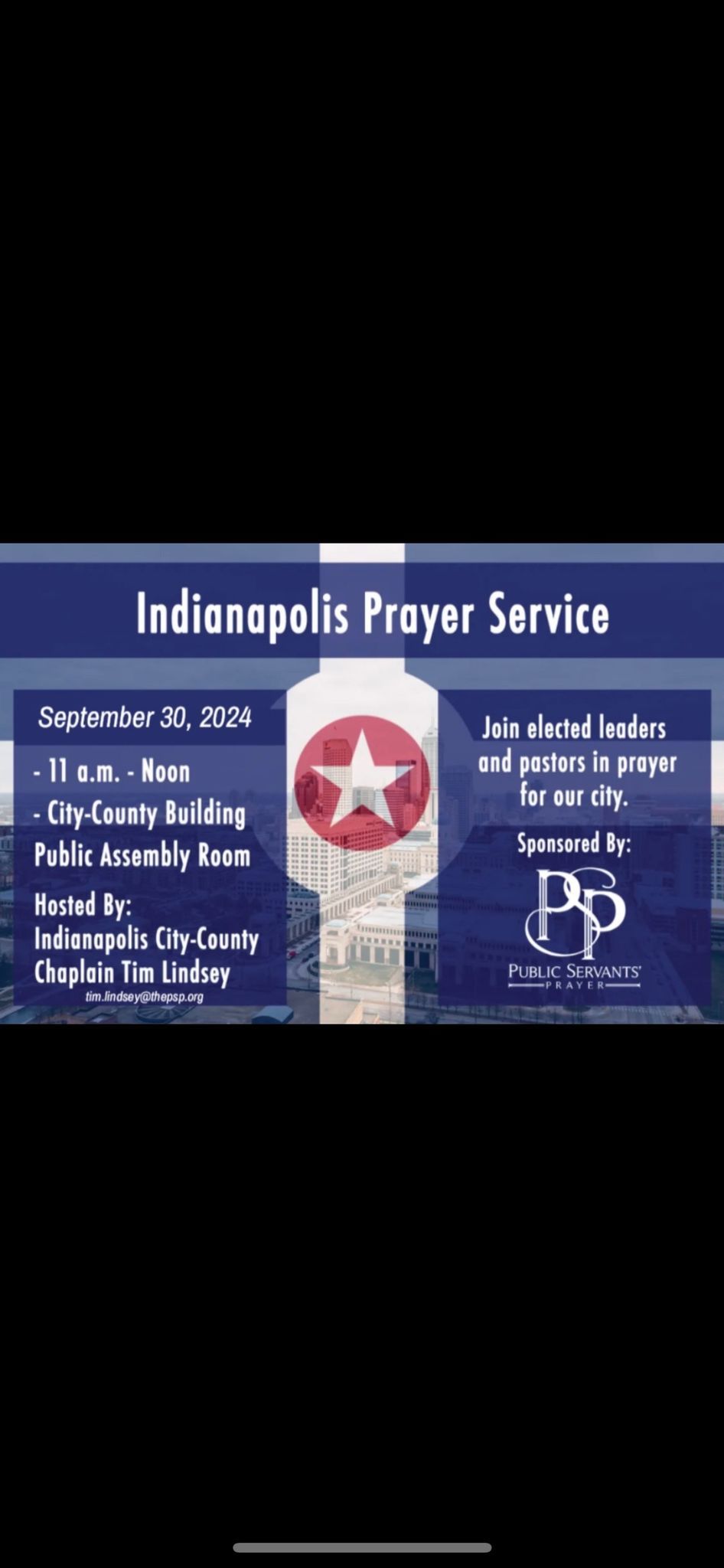 5th Annual Indianapolis Prayer Service