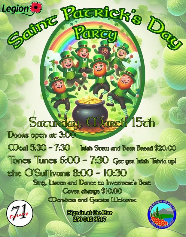 St Patrick's Day Party