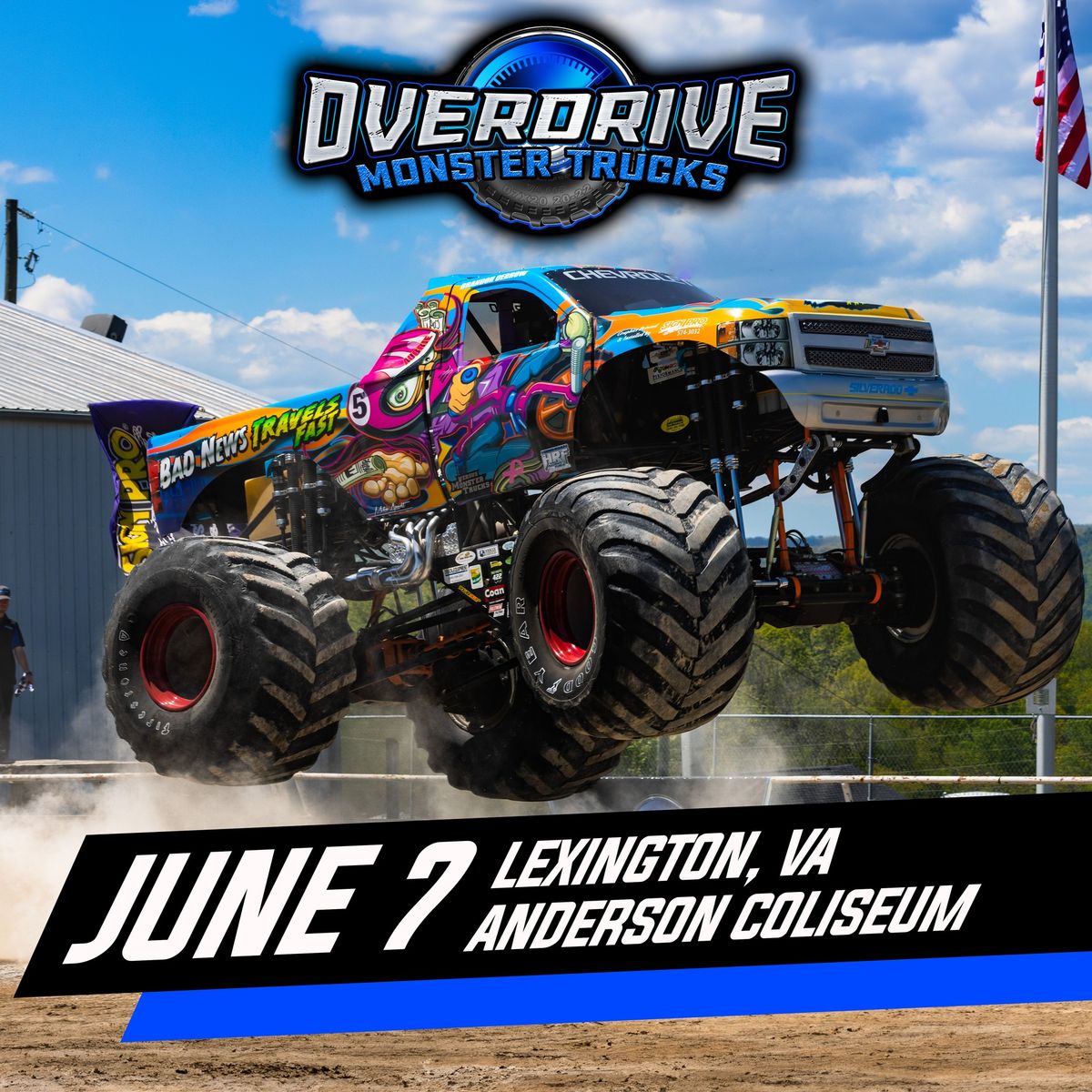 Lexington, VA - Anderson Coliseum - Overdrive Monster Trucks