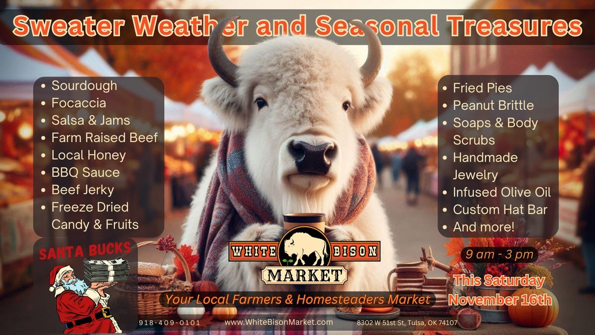 White Bison Market - Farmers and Homesteaders Market