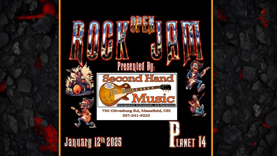 Second Hand Music presents Planet 14\u2019s Open Rock Jam!