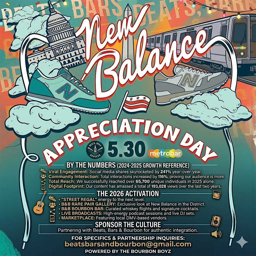 New Balance Appreciation Day 2026 at metrobar