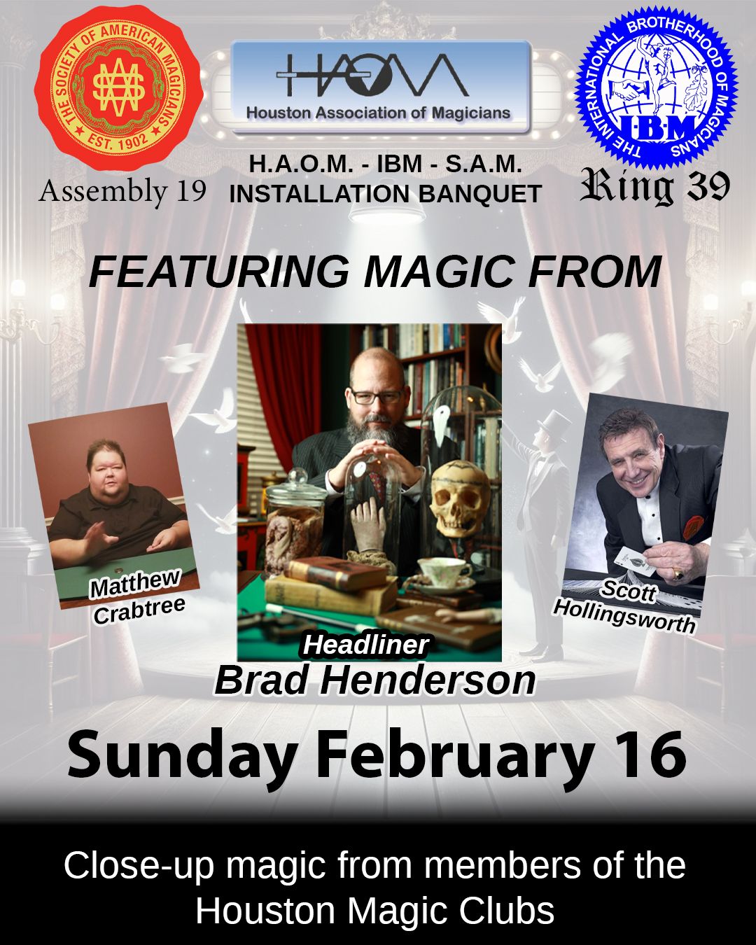 Houston Magic Clubs Installation Banquet