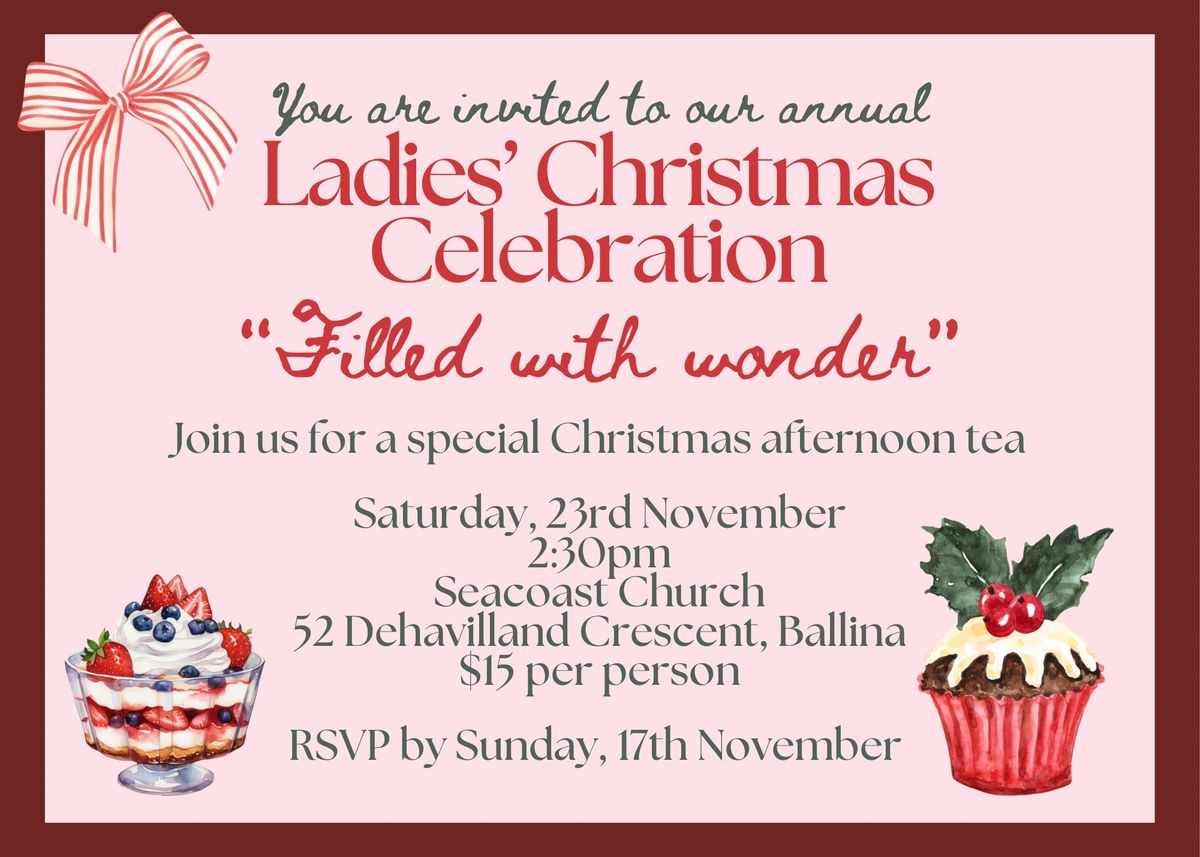 Ladies\u2019 Christmas Celebration - \u201cFilled With Wonder\u201d