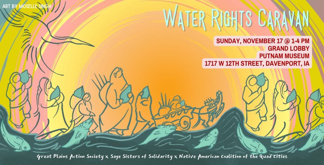 Water Rights Caravan Final Stop in Davenport