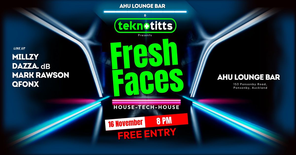 Fresh\ud83e\udd29Faces at Ahu Lounge Bar