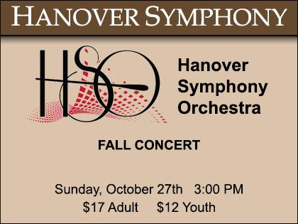 Hanover Symphony Orchestra \u2013 Fall Concert