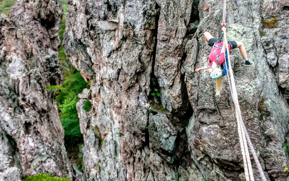 Tyrolean Traverse and Rappel!