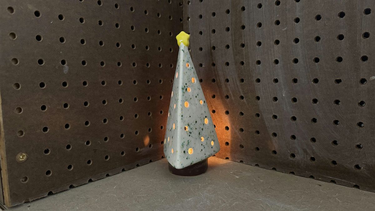 Pottery with  P\u00e5r\u00e5disu - Glaze Your Own Christmas Tree Luminary @ 6&20