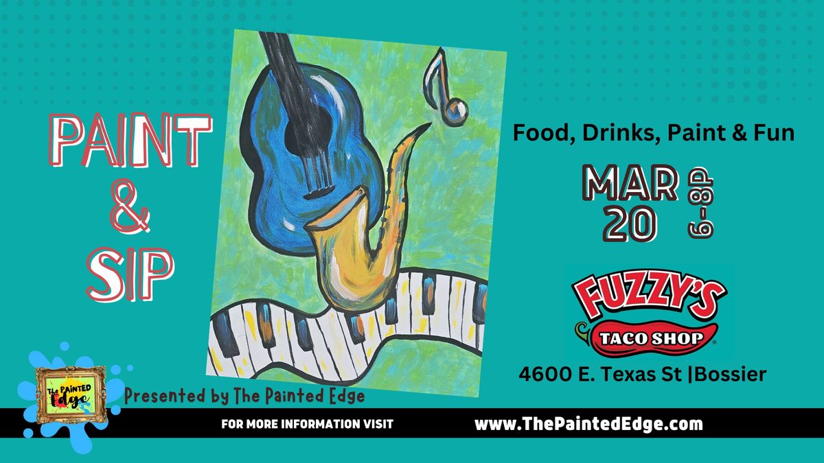 Paint & Sip with Fuzzy Taco Shop