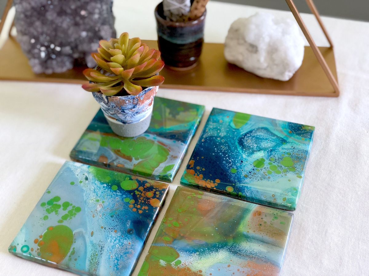 Resin Pour Coasters