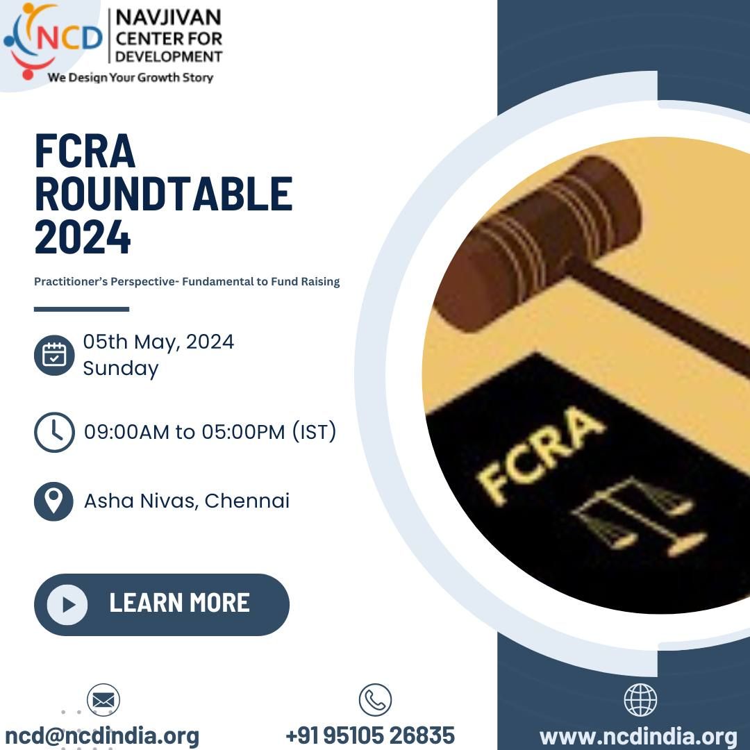 FCRA Roundtable 2024 @ Chennai