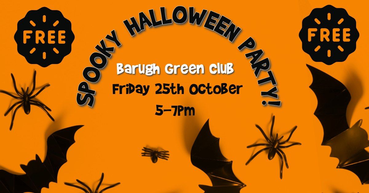 Halloween Party @ Barugh Green Club, Barnsley.