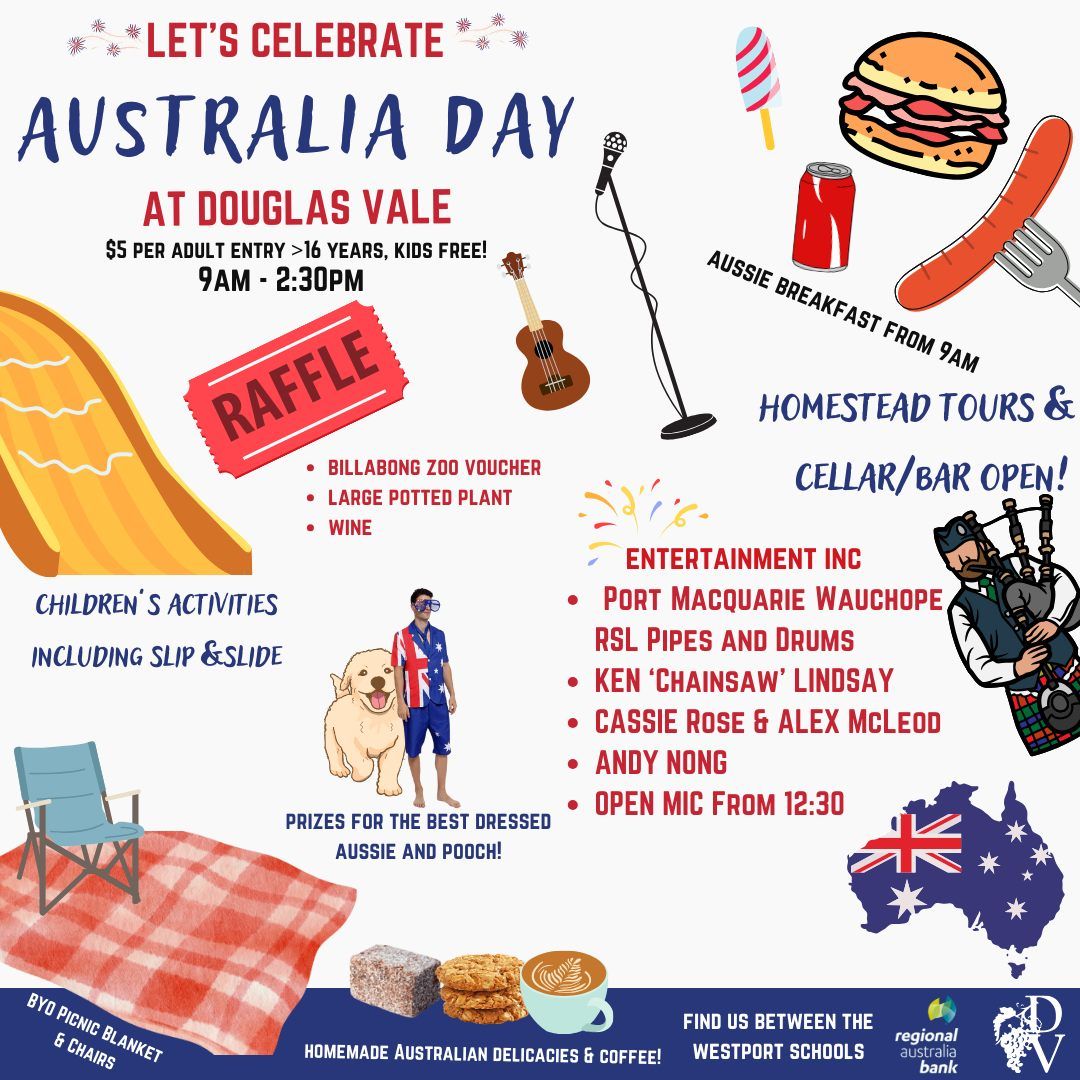 Australia Day Event at Douglas Vale