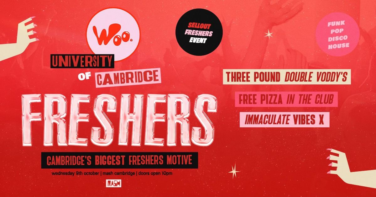 university of cambridge freshers - welcome party