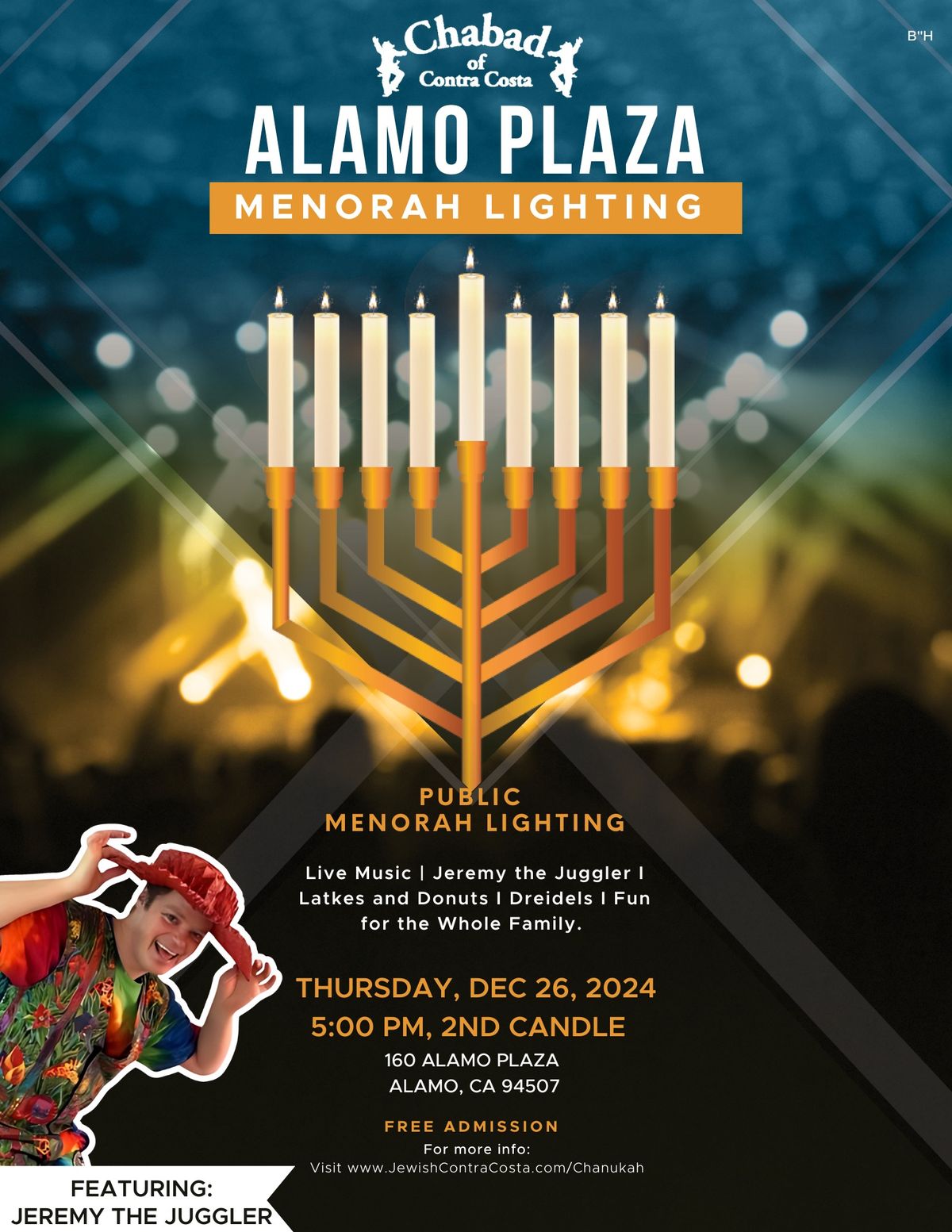 Alamo Plaza Menorah Lighting