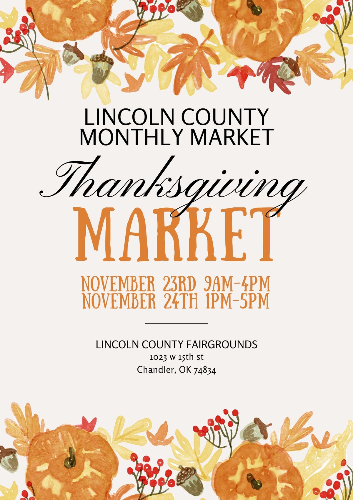 Thanksgiving Market