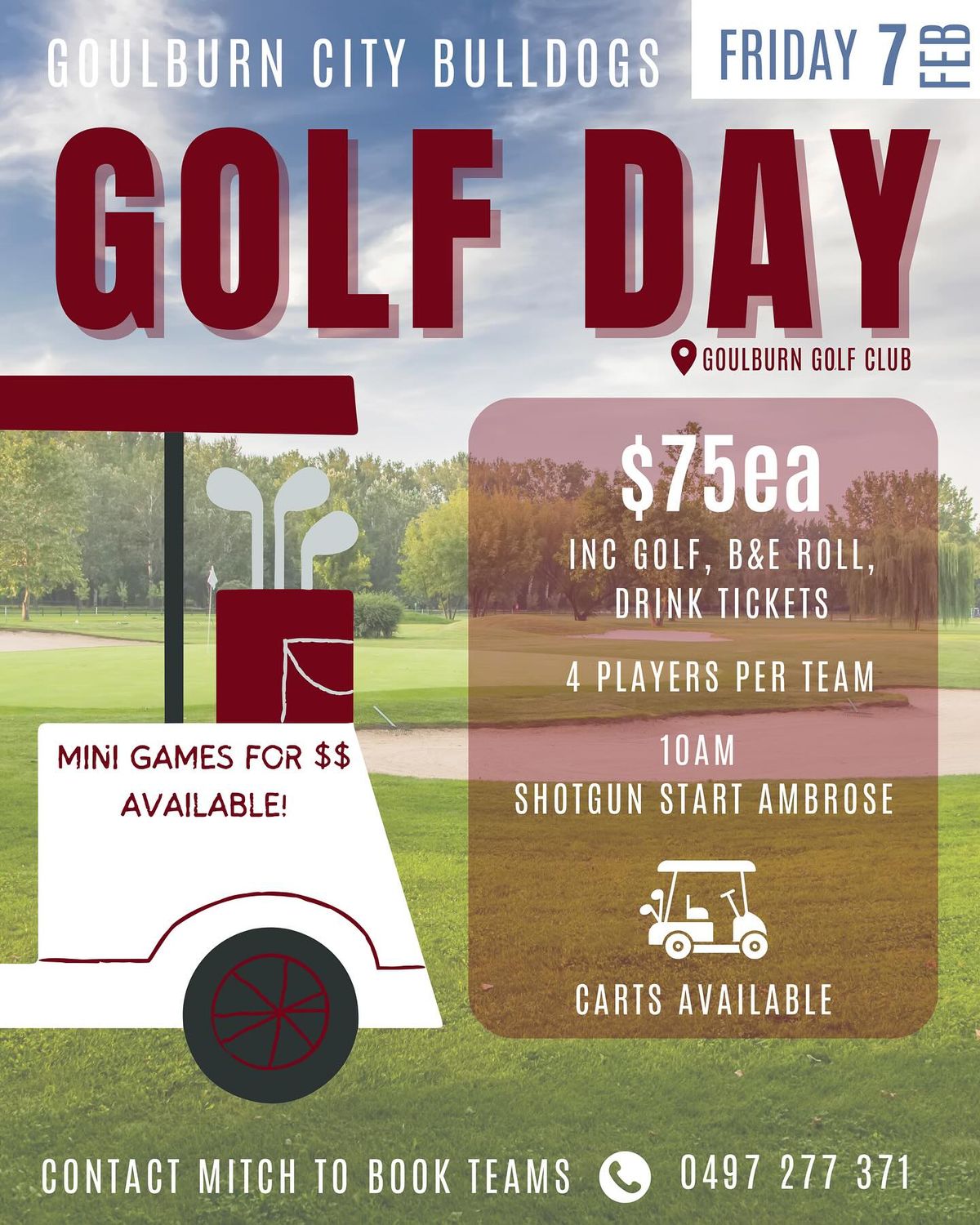 GOULBURN BULLDOGS GOLF DAY