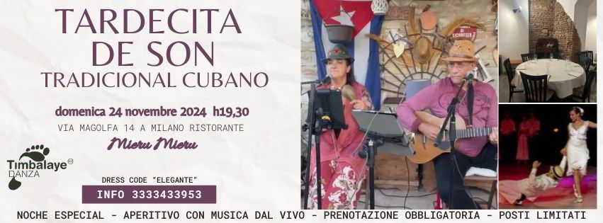 TARDECITA DE SON CUBANO a milano!!