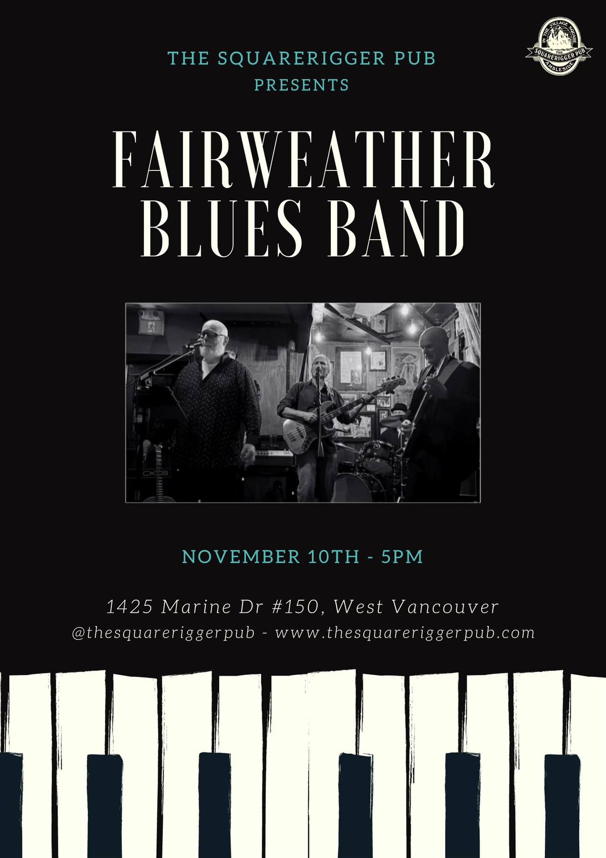 Fairweather Blues Band Live at the Squarerigger Pub