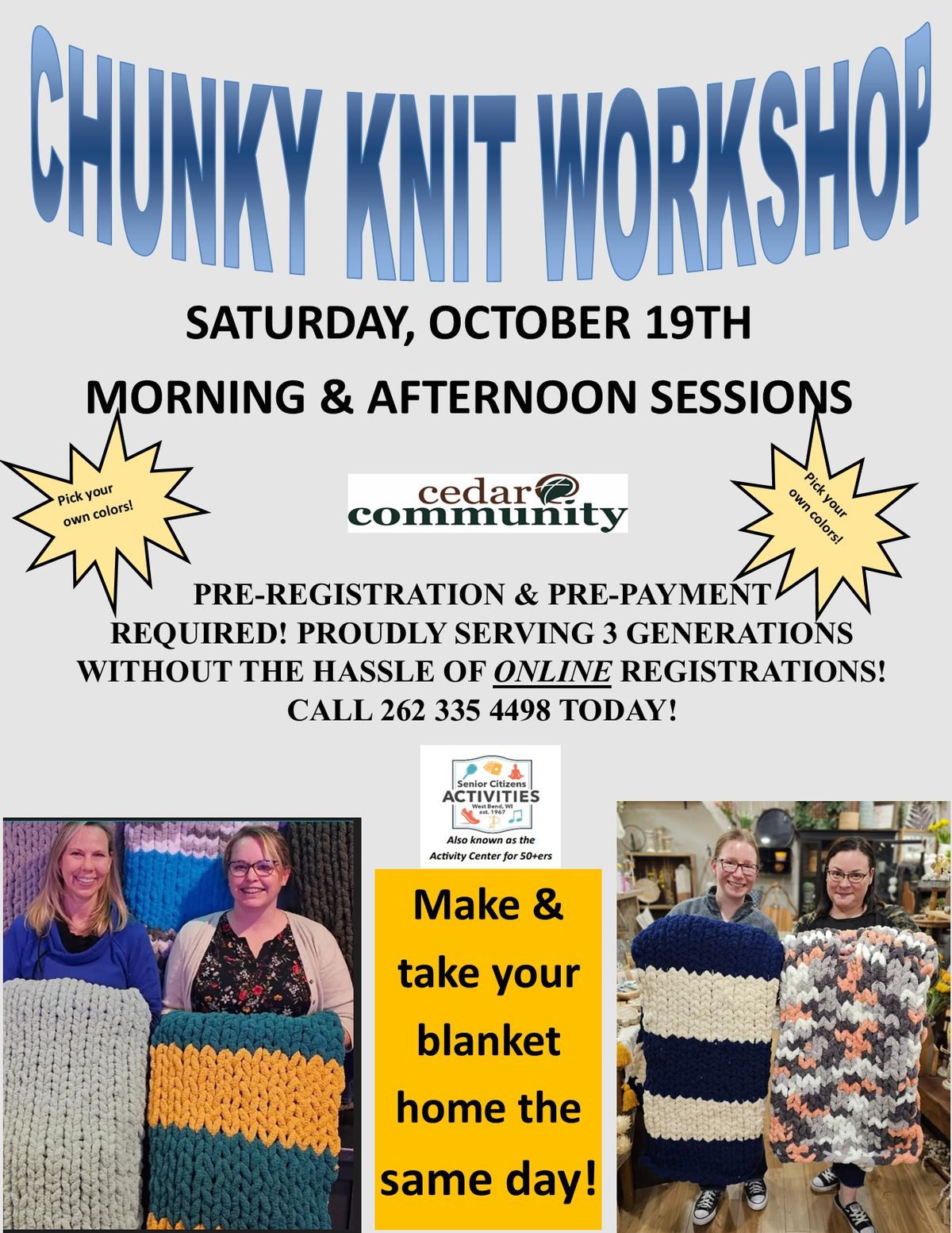 CHUNKY KNIT WORKSHOP