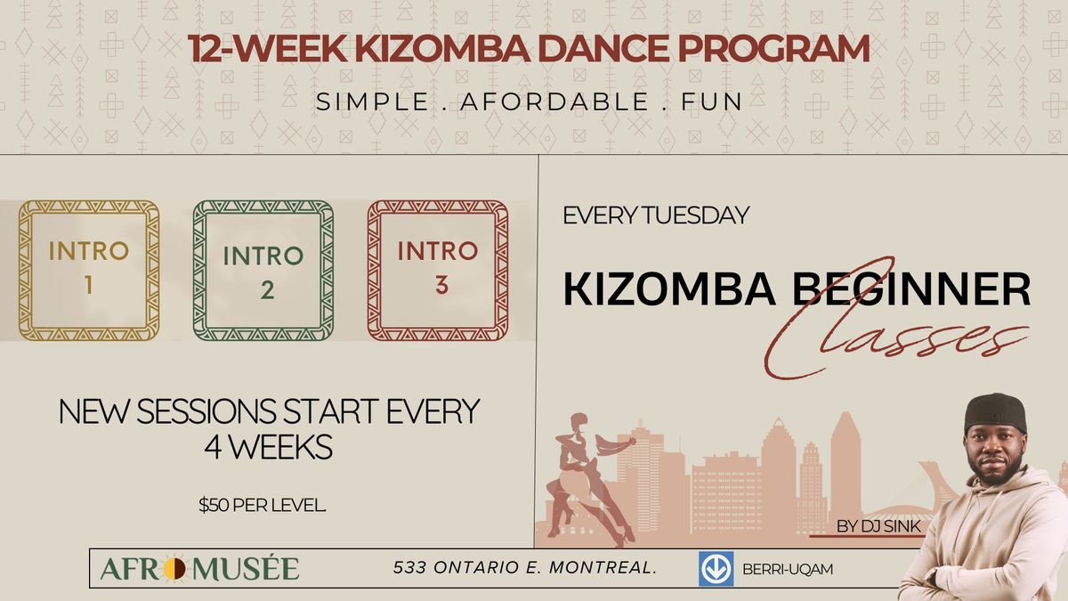 Kizomba & Urbankiz Beginner Dance Class Montreal