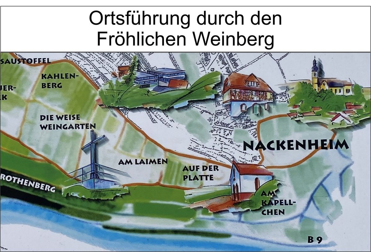 Ortsf\u00fchrung durch den Fr\u00f6hlichen Weinberg