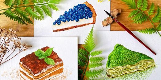 Dessert Painting with Watercolours Workshop