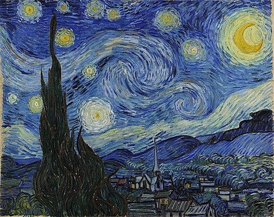 Van Gogh Starry Night Paint 'n Sip