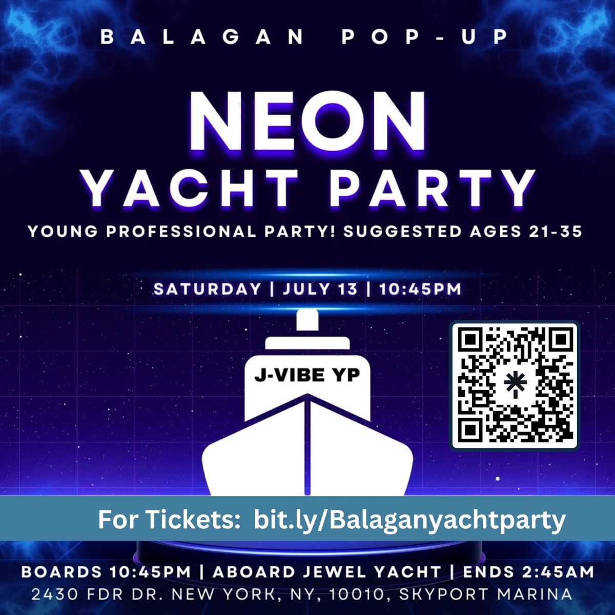 Balagan Neon Yacht Party