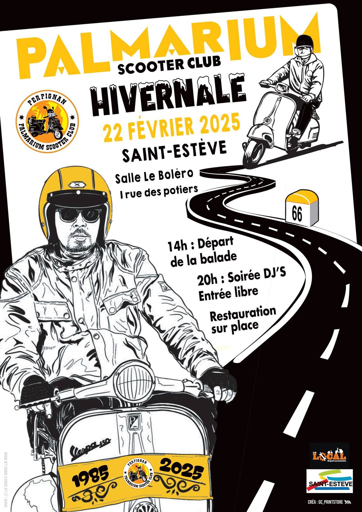 Hivernale 2025 Palmarium Scooter Club