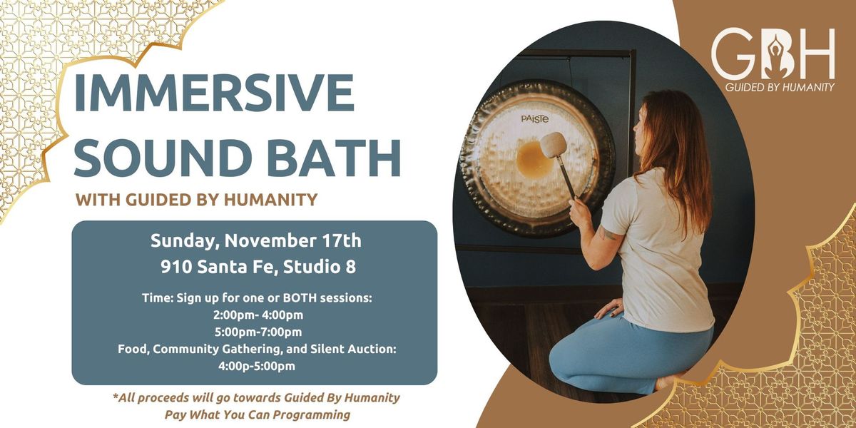 Immersive Sound Bath Fundraiser