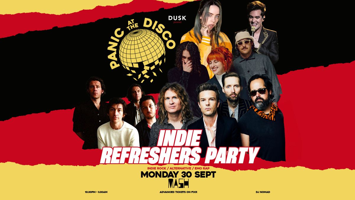 Panic at the Disco \/ Indie Rock & Alternative Party \/ Monday 30 September