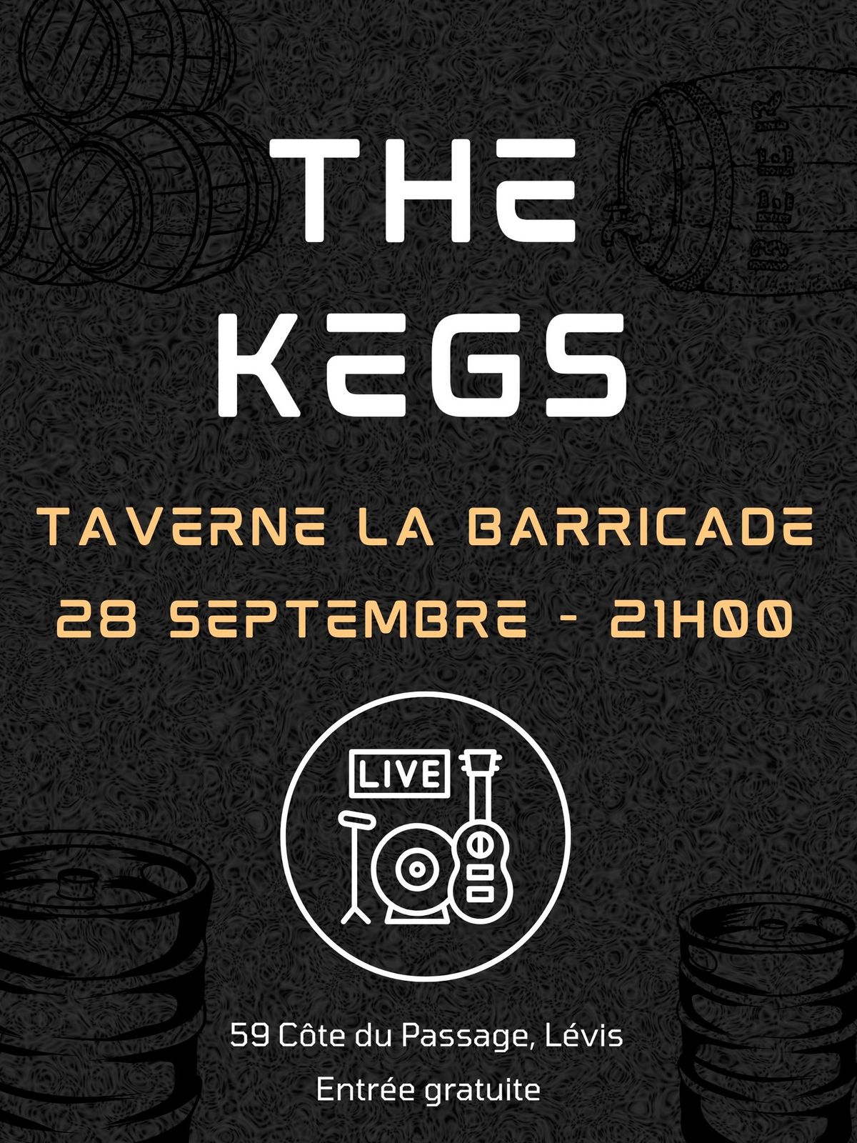 THE KEGS - Live band - Taverne la Barricade 