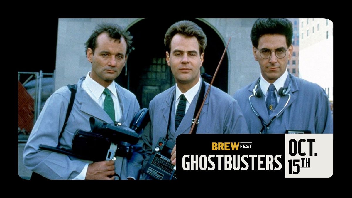 Appearance at Flix Brewhouse's GHOSTBUSTERS BREWFEST