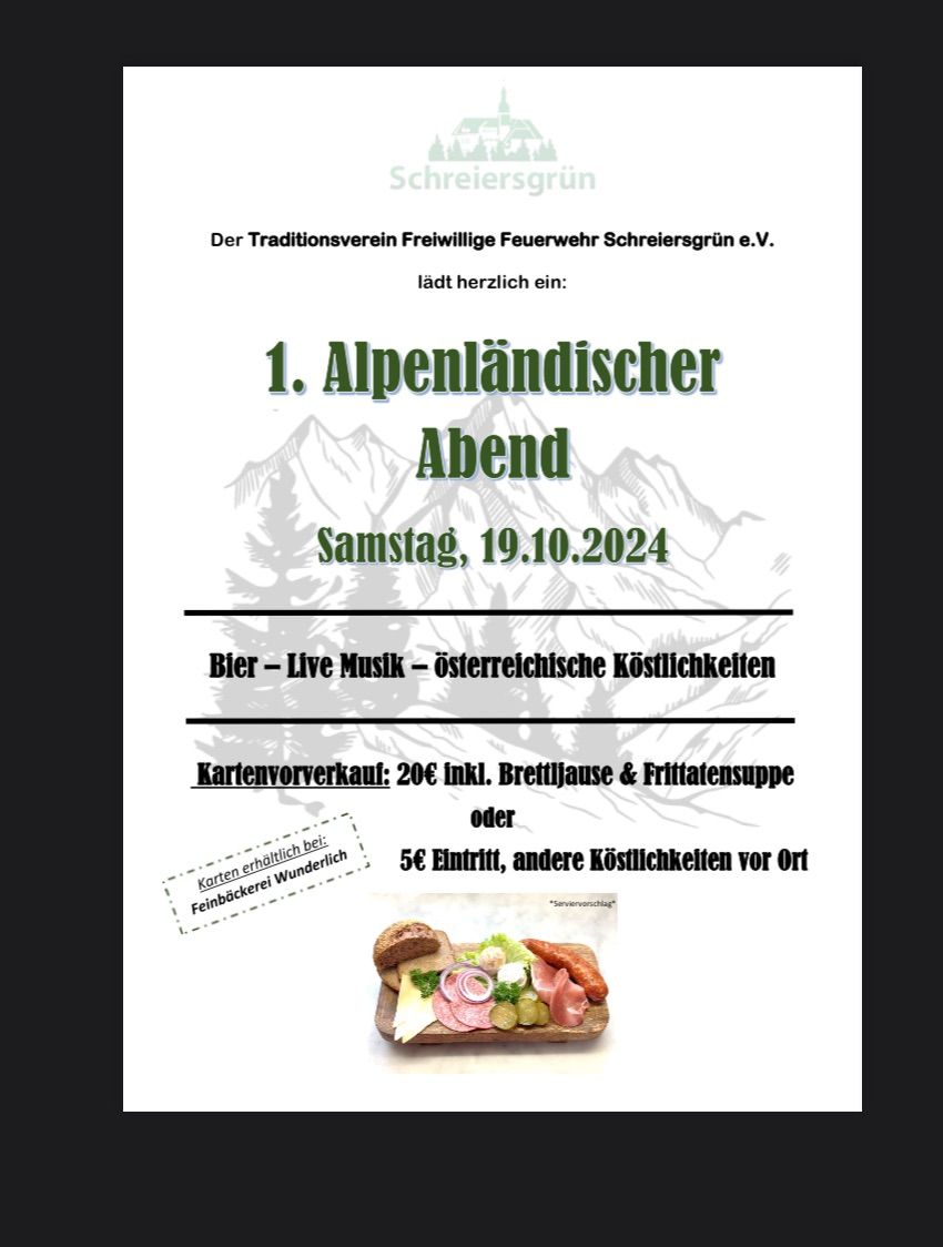 Alpenl\u00e4ndischer Abend