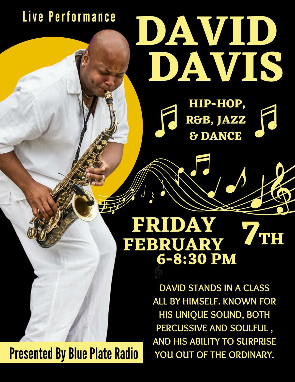 David Davis On Sax Returns!